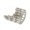 Silver, variant on Vintage Roman Colosseums Inspired Adjustable Ring Fashion Jewelry Accessory