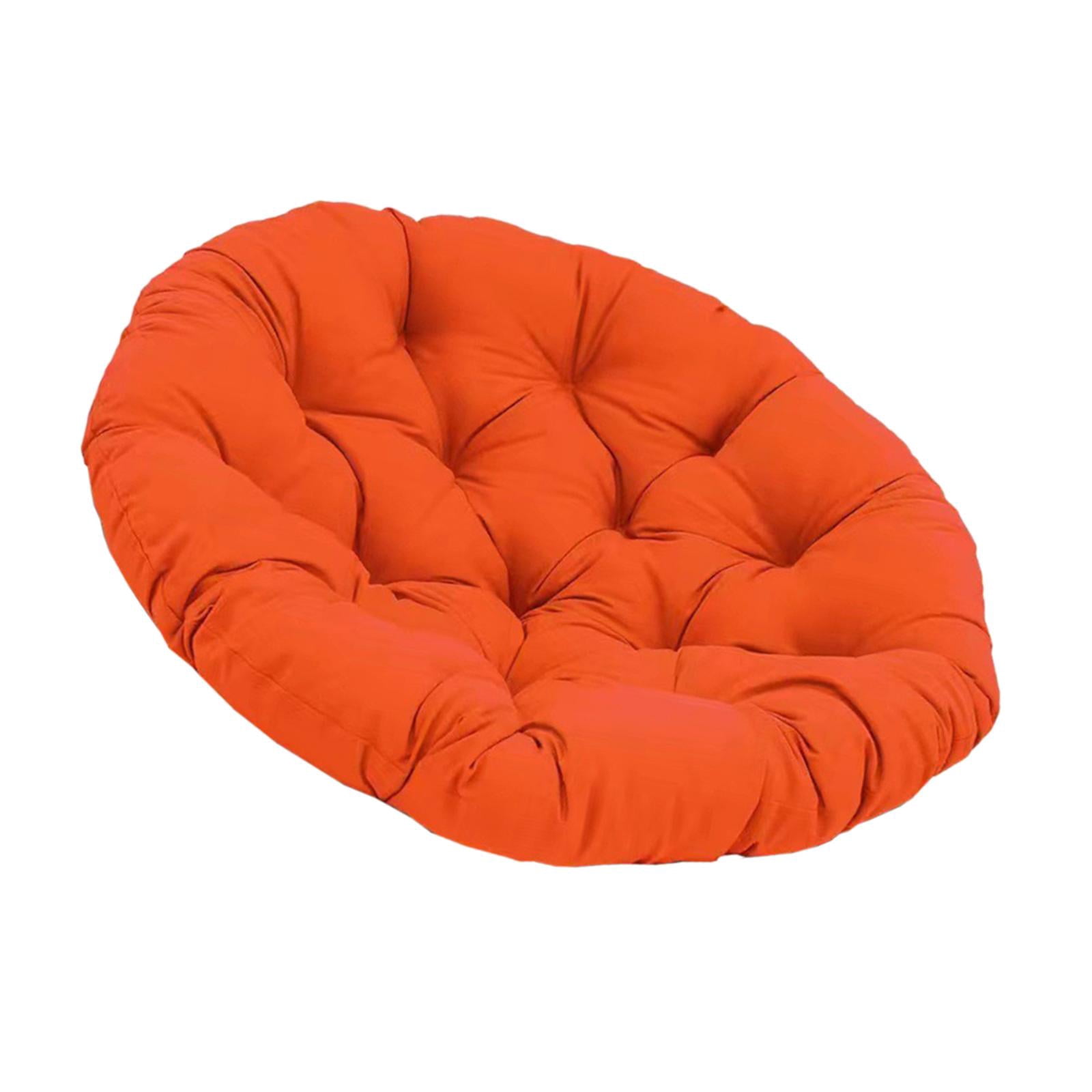 Gazechimp 40cm Swing Hanging Chair Cushion, Egg Chair Cushion for Indoor, Outdoor, Garden, Orange