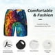 thumbnail image 3 of Balery Colorful Parrot Jungle Dream Bañador para hombre, shorts de playa de secado rápido con entrepierna y forro de compresión-XX-Large, 3 of 6