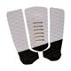 thumbnail image 4 of 3 almohadillas de tracción para tabla de surf, almohadillas de cola EVA antideslizantes para deportes acuáticos Negro Blanco 31x30cm, 4 of 9