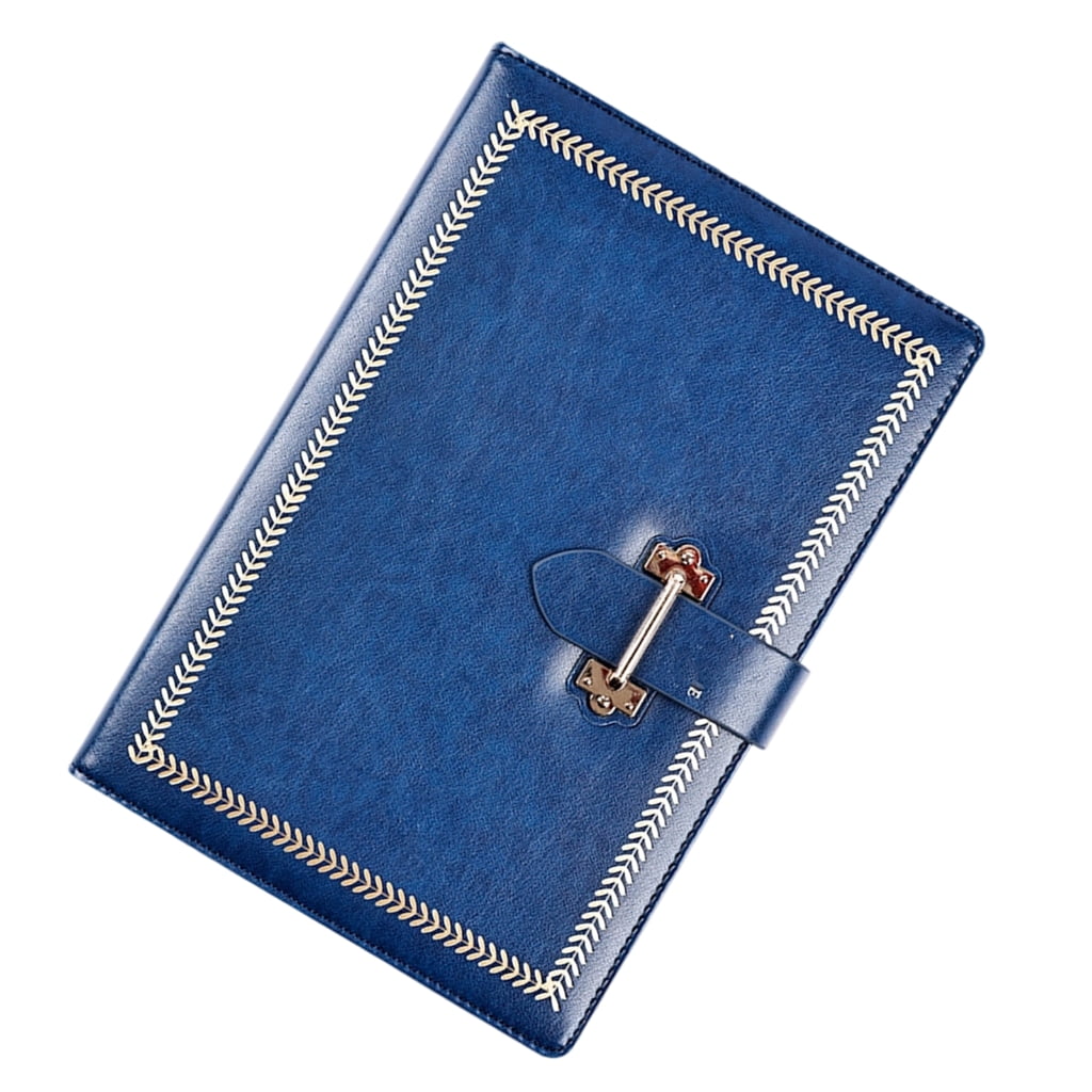 PU Leather Notebook 222 Pages Lined Business Journal For Note Taking Journaling