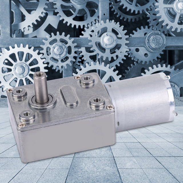 Motorreductor de velocidad de CC de tipo micro con engranaje helicoidal de gran torsión de 6 V (5 RPM)
