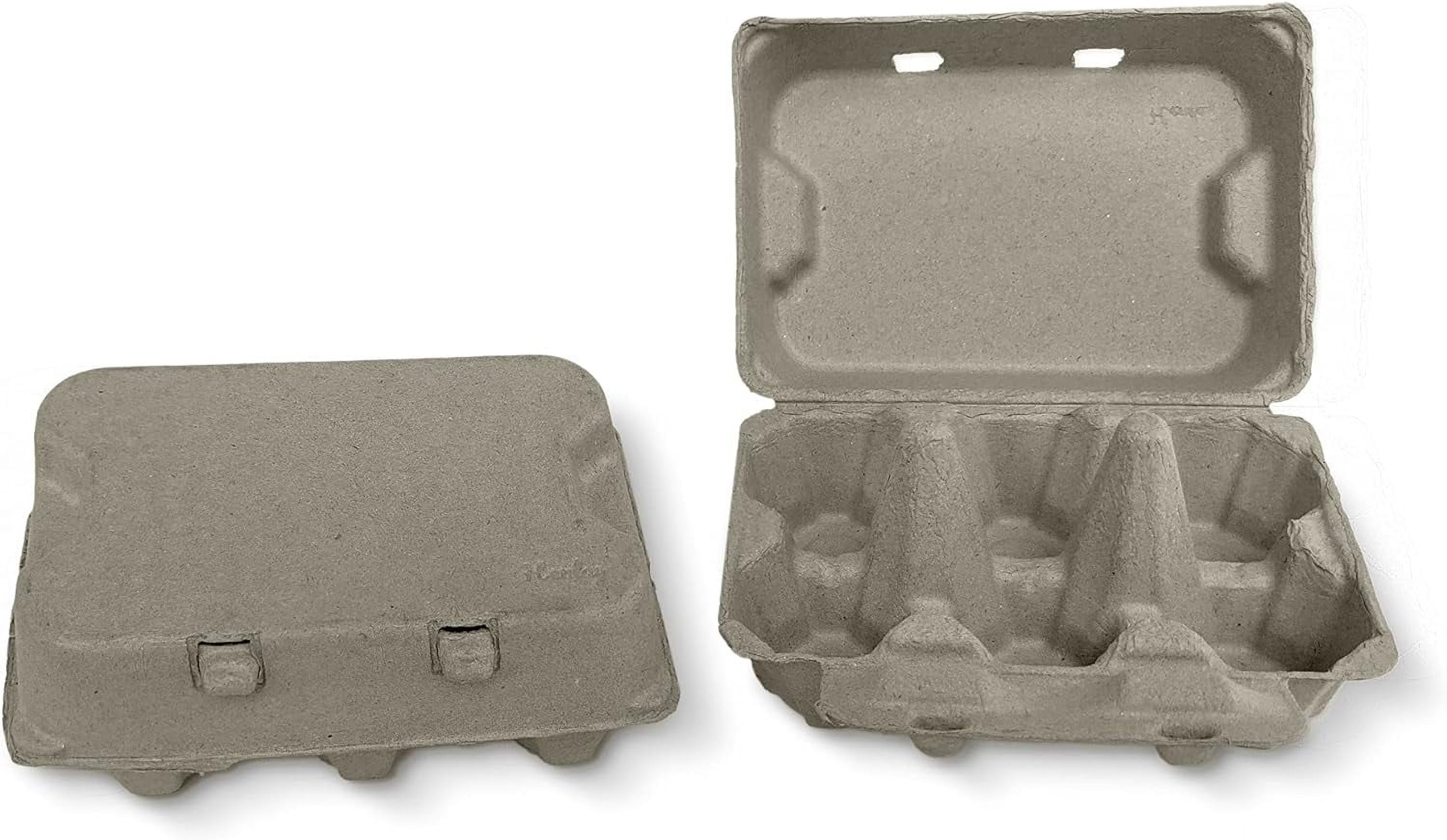 HENLAY Duck Egg Beige Pulp Paper  Dozen Egg Cartons, Reusable 20-Pack
