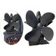thumbnail image 3 of Ventilador de estufa portátil Macarena Quemador de leña alimentado por calor negro, 3 of 8