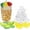 Lemon Lime Blocks, variant on 60 Pcs Fake Fruits Model Simulation Clear Ice Cube Set, Artificial Lemon & Lime Slices Blocks Plastic Cherry for Home Bar Wedding Decoration Photo Props