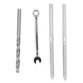 thumbnail image 3 of Swage Lag Screw,  Match Easy Installation Rustproof Standard Design Wide Use Deck Railing System  for Wooden Pole, 3 of 7