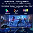thumbnail image 4 of Gaming Monitor 24 Inch 165Hz FHD 1080P IPS Screen 1ms(GTG) Home Office Computer Display, FreeSync Technology, 100% sRGB, HDR, HDMI, DP, Tilt Adjustable, 100×100 mm VESA, 4 of 8