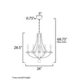 thumbnail image 3 of 20345DWAR Maxim Lighting Basque - 5 Light Chandelier-28.5 Inches Tall and 26 Inches Wide     -Traditional Installation, 3 of 5