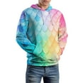 thumbnail image 5 of Colorful Fish Scale Pattern 3D Print Hoodie Men Women Autumn Thin Pullover Sweatshirt Vintage Streetwear Tops, 5 of 6