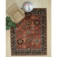 thumbnail image 2 of EORC KR100RT12X18 Hand Knotted Wool Traditional Knot Rug, 11'8 x 18'1, Rust / Navy Area Rug, 2 of 5