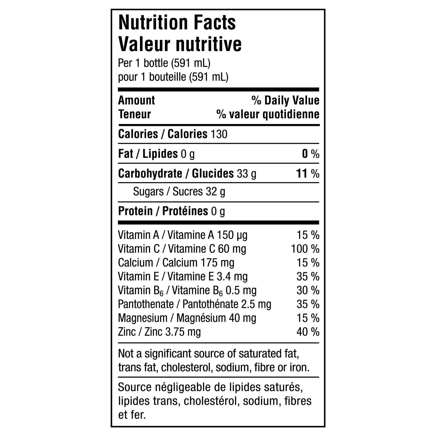 Glaceau Vitaminwater Multi-V Bouteille, 591 mL 591 ml