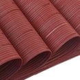 thumbnail image 7 of Stcomart Set of 6 Burgundy Vinyl Placemats - 12 x 18 Inches Washable PVC Table Mats for Dining Room Kitchen, 7 of 7