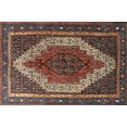thumbnail image 1 of Ahgly Company Machine Washable Indoor Rectangle Traditional Dark Almond Brown Area Rugs, 7' x 10', 1 of 7