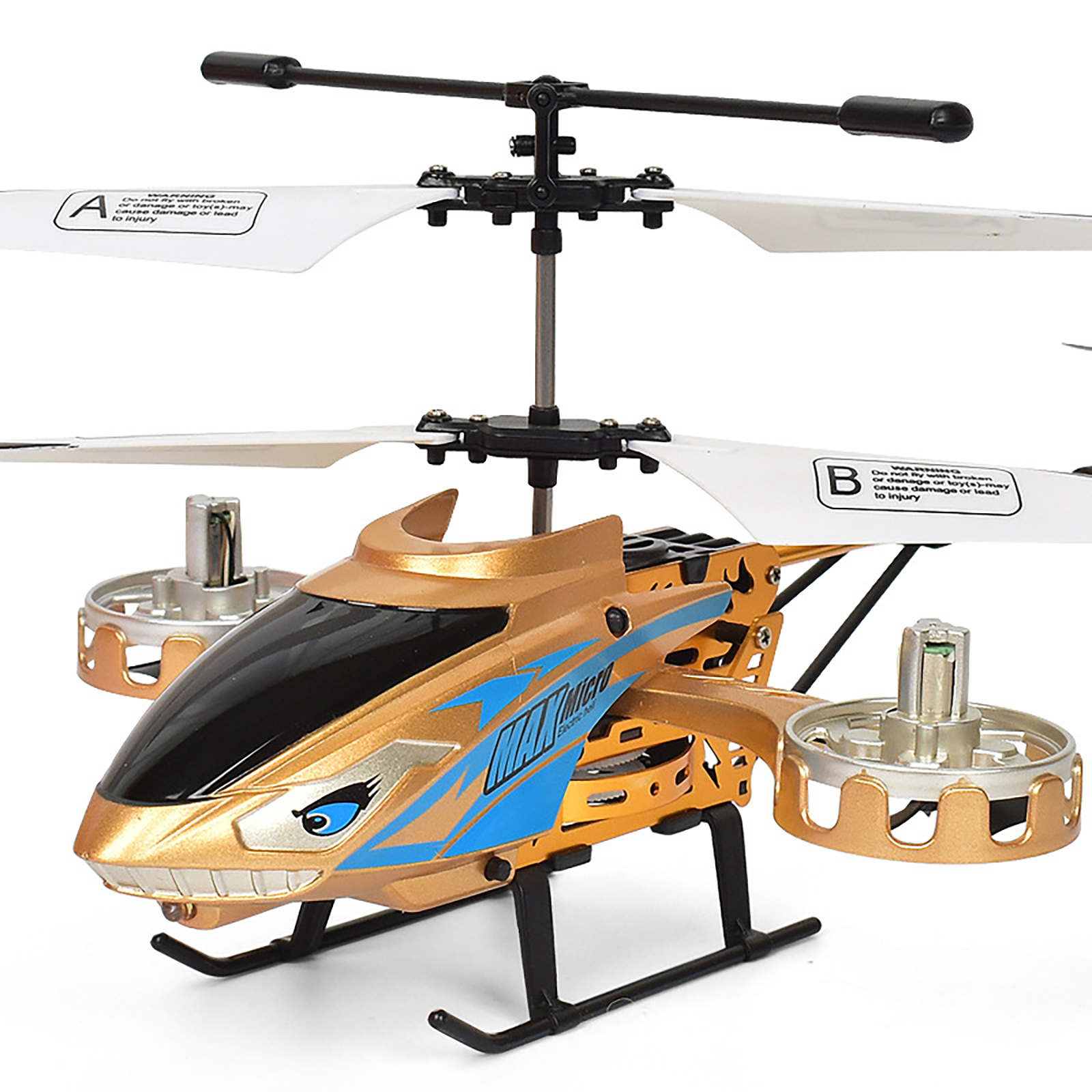 Yolmart Alloy Light Charging Remote Control Airplane 4.5 Channel Side ...