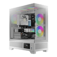 thumbnail image 1 of GABINETE GAMDIAS ATLAS M1 WH BLANCO ATX ARGB S/FUENTE CRISTAL GD-ATLAS M1 WH, 1 of 5