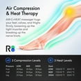 REATHLETE AirC Leg/Foot Compression Heat Pad Massager Boots w