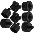 thumbnail image 2 of FONDOTIN 8-Piece Microphone Screw Adapter Kit, Black Microphone Stand Conversion Set, Easy to Install and Compatible, 2 of 6
