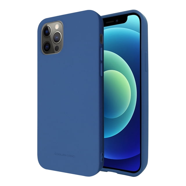 Funda De Silicon Suave Molan Cano para iPhone 12 / 12 Pro