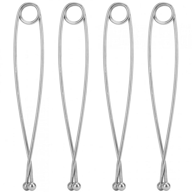 OTVIAP Fish Mouth Spreader,4PCS Stainless Steel Fish Brace Mouth Spreader  Hanger Hook Holder Remover Tool Accessory,Fishing Hook Remover