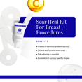 thumbnail image 3 of Rejuvaskin Scar Heal Kit - Scar Kit For Breast Scar - Scar Treatment for Soften, Flatten, Reduce and Recover Scars - Scar Gel,  Lollipop Pair Silicone Sheet and Medical Tape - Physician Recommended, 3 of 6