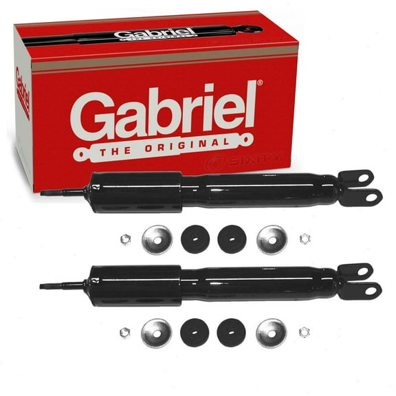 2 pc Gabriel 61643 ProGuard Shock Absorbers for Spring Strut Steering Suspension Shocks Struts