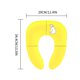 thumbnail image 2 of ¡Ofertas de Clearance!, Asiento de entrenamiento para ir al baño plegable Asiento de inodoro de viaje para bebé Fundas para orinal Almohadillas antideslizantes Akmoler, 2 of 8
