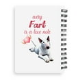 thumbnail image 2 of Every Fart is Love Note Bull Terrier Guilty Face Happy Valentine's Spiral Bound Journal Bully Dog Lovers Gifts Idea 5x7in Spiral Notebook - 01016, 2 of 5