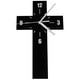 thumbnail image 1 of Reloj de pared silencioso, a pilas, novedoso, con forma de cruz, para decoración de pared, 1 of 6