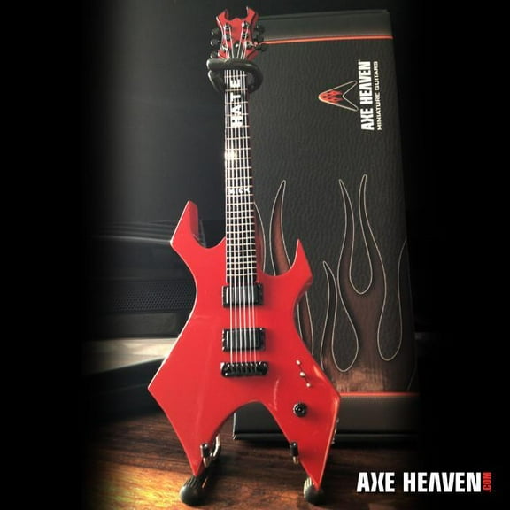 Axe Heaven Mick Thomson Red Signature Warlock Hate Mini Guitar Replica Collectible MT-506