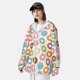 thumbnail image 3 of Balery Colorful Donuts Sudadera ligera de manga larga con capucha y protección solar UPF 50+ para hombre y mujer, ideal para pesca y running-X-Large, 3 of 7