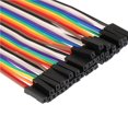 thumbnail image 3 of Eigraketly Cable de puente de 40 pines, 5 uds., 10cm a hembra, Cable de placa de pruebas multicolor multifuncional para laboratorio de experimentos Medidores de medidas dimensionales Eigraketly TO002891-00, 3 of 6