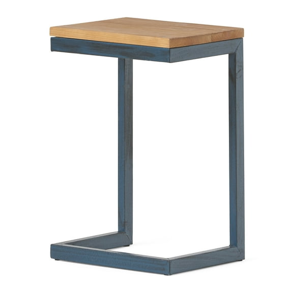 GDF Studio Baybryn Outdoor Firwood Accent Table, Antique