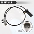 thumbnail image 4 of Unique Bargains Rear Left Right ABS Sensor Wheel Speed Sensor for Jeep Grand Cherokee 2005-2010 No.56044146AB Black, 4 of 7