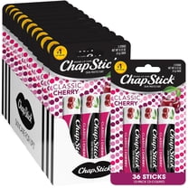 ChapStick Lip Balm, Classic Cherry 3-Packs (12 Sets/36 Tubes) â