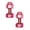 550ml - Red, variant on Dumbbell Sports Water Bottle - Portable Arm Strength Training Workout Bottle, Ergonomic Handle, Multi-Functional Muscle Training, Home Gym Fitness, Reusable PET Cup, Hydration and Exercise
