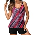 thumbnail image 1 of Swim Suits  Women Plus Size Womens Swimwear Tankini Swimsuit Plus Tummy Control Bathing Suits Tankini Tops Shorts, 1 of 8