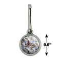 thumbnail image 4 of Wolf Pack Baby Wolves Snow Mountains Pattern Antiqued Charm Clothes Purse Suitcase Backpack Zipper Pull Aid, 4 of 5
