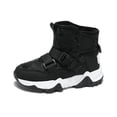 thumbnail image 6 of Povozer Boys & Girls Snow Boots Warm Anti-Slip Outdoor Winter Shoes(Black,12.5), 6 of 6