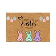thumbnail image 1 of asddcavvf "Easter Bunny Door Mat Happy Easter Welcome Mat Indoor Entryway Rug Spring Festival Foot Mat Unique Design for Home " Taupe Blanket Fall Throw Blanket for Couch Woven Throw Blankets, 1 of 7