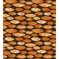 thumbnail image 3 of Abstract Duvet Cover Set, Geometrical Pattern with Orange Watercolor Shapes Spots Waves Hand Drawn Art, Decorative 3 Piece Bedding Set with 2 Pillow Shams, Calking Size, Orange Brown, by Ambesonne, 3 of 3