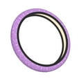 thumbnail image 2 of Daiia Lilac Glittering Steering Wheel Cover Auto Steering Wheel Covers Breathable Anti-Slip Steering Wheels Car Interior Decor Accessories for Men Women Universal 15 Inch, 2 of 8