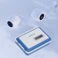 thumbnail image 4 of Reproductor de casete ANGGREK reproductor de casete portátil inverso automático estéreo transparente con auriculares con cable, 4 of 8