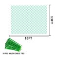 thumbnail image 3 of Yeacher Fruit Tree Bird Proof Net High Toughness Nylon Anti-Fading Windproof Oxidation Resistance Square Bird Proof Net, 3 of 7