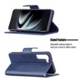 thumbnail image 2 of Wallet Case for Samsung S20 FE, Retro Solid Color Premium Leather Credit Card Holder Wallet RFID Blocking Case with Wrist Strap Stand Magnetic Flip Cover for Samsung Galaxy S20 FE, Blue, 2 of 9