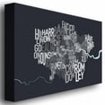 thumbnail image 3 of Trademark Art "London Borough Text Map" Canvas Wall Art by Michael Tompsett, 3 of 3