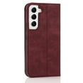 thumbnail image 4 of Dteck Wallet Protetcive for Samsung Galaxy S22 Plus 6.6" 2022, PU Leather Case Safe & Strong Magnetic Support Wireless Charging Wallet Case [Card Slots & Cash Poeket] Filo Cover [Kickstand] , Red, 4 of 9