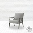 thumbnail image 5 of Alton  Armchair  Gray/Gray Linen  Upholstered  Square  Arms, 5 of 9