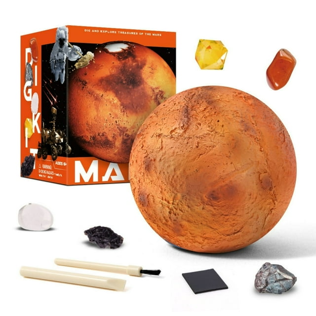 Science Educational Toys for Kids Gemstone Dig Kit Solar System Eight Planet Explore Gems Dig Kit