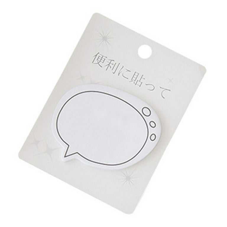 Hesroicy Cloud Round Shape Memo Pad Sticky Notes - Self-adhesive