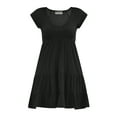 thumbnail image 5 of No Boundaries Babydoll Mini Dress, Women's, 5 of 5